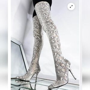 AKIRA AZALEA WANG SNATCHED YOUR SOUL STILETTO BOOT